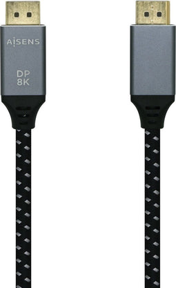 AISENS A149-0434 DisplayPort kabel 0,5 m Zwart, Grijs