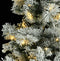 vidaXL - Kerstboom - met - LED - en - dennenappels - en - sneeuw - 225 - cm - PVC - en - PE