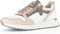 Gabor 96.446 - Lage sneakers - Leer en textiel - Beige - Maat 42