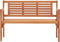 vidaXL - Tuinbank - inklapbaar - 120 - cm - massief - eucalyptushout