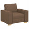 Sofa Stoel Bruin 60 cm Stof