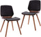 vidaXL - Eetkamerstoelen - 2 - st - kunstleer - zwart