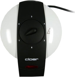 Cloer 1621 - Wafelijzer - Anti-aanbaklaag - Wit