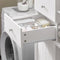 SoBuy BZR104-W - Badkamerkast - 2 Deuren 2 Lades - Wit