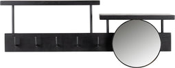 Housecraft Living Joben Spiegel Kapstok - Zwart