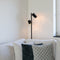 Atmooz - Vloerlamp Kisoro - Staande Lamp - Stalamp - Woonkamer - Zwarte Buitenkant - Gouden Binnenkant - Hoogte 144cm - Metaal