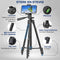 Studio ME Telefoon Statief - 128 cm - Tripod - Inclusief Bluetooth Afstandsbediening - Zwart