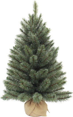 Triumph Tree Forest Frosted Kunstkerstboom in Jute - H60 x Ø46 cm - Blauw