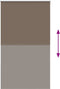 vidaXL - Rolgordijn - verduisterend - koffie - 120x210 - cm - stofbreedte - 116,6 - cm