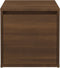 vidaXL - Opbergbox - met - lade - 40,5x40x40 - cm - bewerkt - hout - bruin - eikenkleur
