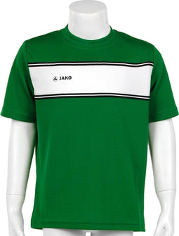 Jako T - Sportshirt - Kinderen - Maat 116 - Sport Green;White