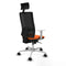 Bureaustoel met hoofdsteun Piqueras y Crespo 4B086N1 Oranje