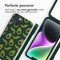 iMoshion Hoesje Geschikt voor iPhone 14 Plus Hoesje Met Koord - iMoshion Siliconen design hoesje met koord - Groen / Avocado Green