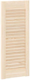 vidaXL - Kastdeuren - met - lamellen - 4 - st - 69x29,5 - cm - massief - grenenhout