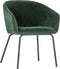 WOOOD Sien Eetkamerstoel - Velvet - Groen - Set van 2