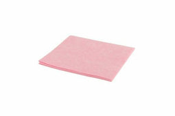 Vaatdoek viscose ca. 125 -grams pak à 10 ca. 38x40 cm rood