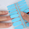 LAUED Nagelstickers - Nail Wraps - 16 Extreem Dunne Nagellak Stickers - Manicure Nail Art Folie - Mystic River