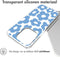 iMoshion Hoesje Geschikt voor iPhone 14 Pro Hoesje Siliconen - iMoshion Design hoesje - Blauw / Retro Blue Flowers