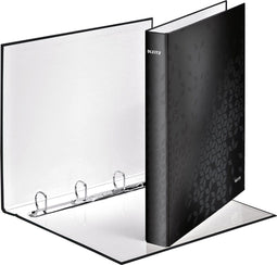 Ringband leitz wow a4 maxi 4-rings d-mech 25mm zw | 10 stuks