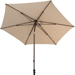 4 Seasons Azzurro stokparasol Ø300 cm beach solefin - Wenge frame
