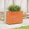 vidaXL - Plantenbak - 90x40x72 - cm - massief - grenenhout - wasbruin