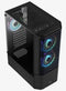 Aerocool Quantum - Midi Tower PC - 3x 12cm RGB Fan - Zwart