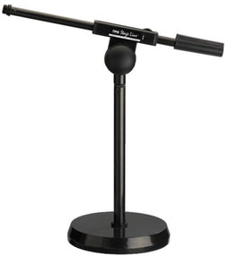 IMG Stage Line MS-100/SW - Microfoon tafelstatief - Contactgeluiddemping variabele arm - Zwart