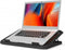 Port Designs 901099 - Laptopkoeler - 2 ventilatoren - Zwart