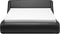 AVIGNON - Futon bed met opbergruimte - Zwart - 160x200 cm - Kunstleer