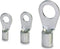 Phoenix Contact 3240086 Ringkabelschoen Dwarsdoorsnede (max.): 6 mm² Gat diameter: 8.4 mm Ongeïsoleerd Zilver 50 stuk(s)