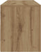 vidaXL - Nachtkastjes - 2 - st - met - LED's - 60x35x40 - cm - artisanaal - eikenkleur