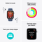 APPLE Watch SE GPS 44mm Starlight Sport Band M/L Smartwatch Starlight Aluminium
