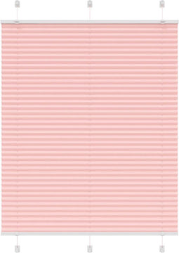 vidaXL - Plissé - rolgordijn - 110x150cm - stofbreedte - 109,4cm - polyester - roze