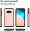 iMoshion Hoesje Geschikt voor Samsung Galaxy S10e Hoesje - Ruimte voor 2 pasjes - iMoshion Backcover met pasjeshouder - Rosé Goud