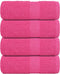 vidaXL - Zeepdoekjes - 4 - st - 30x30 - cm - 360 - g/m² - 100% - katoen - roze