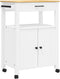 vidaXL - Keukentrolley - MONZA - 60x40x90 - cm - massief - grenenhout