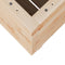 vidaXL - Plantenbak - 70x70x72 - cm - massief - grenenhout