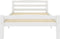 vidaXL - Bedframe - massief - grenenhout - wit - 100x200 - cm