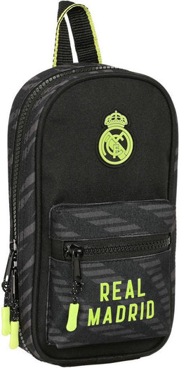 Etui Real Madrid C.F. Zwart (12 x 23 x 5 cm) (33 Onderdelen)