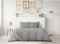 Noorse hoes Lovely Home Lichtgrijs 220 x 240 cm