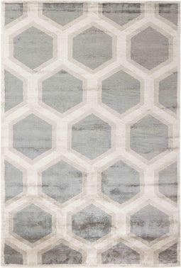Cosmou Decor Vloerkleed - 140x200 - Rechthoek - Laagpolig Tapijt - Modern - Beige, Grijs