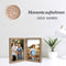 Dubbel Houten Fotolijst 10x15 cm met Glas - Houtnerf