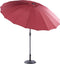 Beliani BAIA - Parasol - Rood - Kunststof
