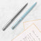 Waterman Allure-balpen | Zwarte lak | Medium penpunt | Blauwe inkt | Geschenkverpakking