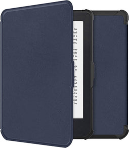 imoshion E-reader Hoesje - Geschikt voor Tolino Shine 4, Kobo Clara 2E - Slim Soft Case Sleepcover Bookcase - Donkerblauw