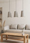 EGLO Alsager - Hanglamp - E27 - 91 cm - Zwart|Grijs - Vilt|Staal