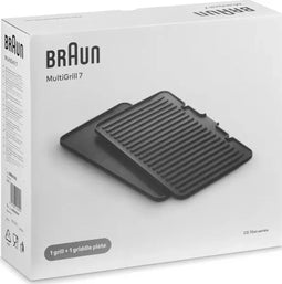 Braun MultiGrill 7 - Grillplaat - Gietaluminium 1000 W - 290x230 mm