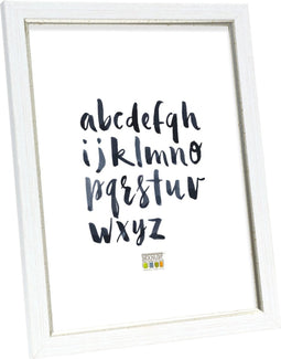 Deknudt Frames fotolijst S46AF1 - witte schilderlook - biesje - 20x30