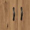 vidaXL - Dressoir - 69,5x34x90 - cm - bewerkt - hout - artisanaal - eikenkleur