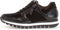 Gabor 96.438 - Lage Sneakers - Suède met krokodillenprint - Zwart - Maat 36